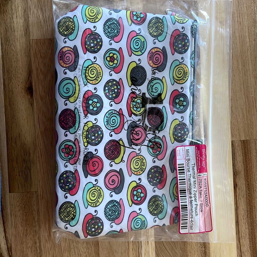 Thermal mini zipper pouch